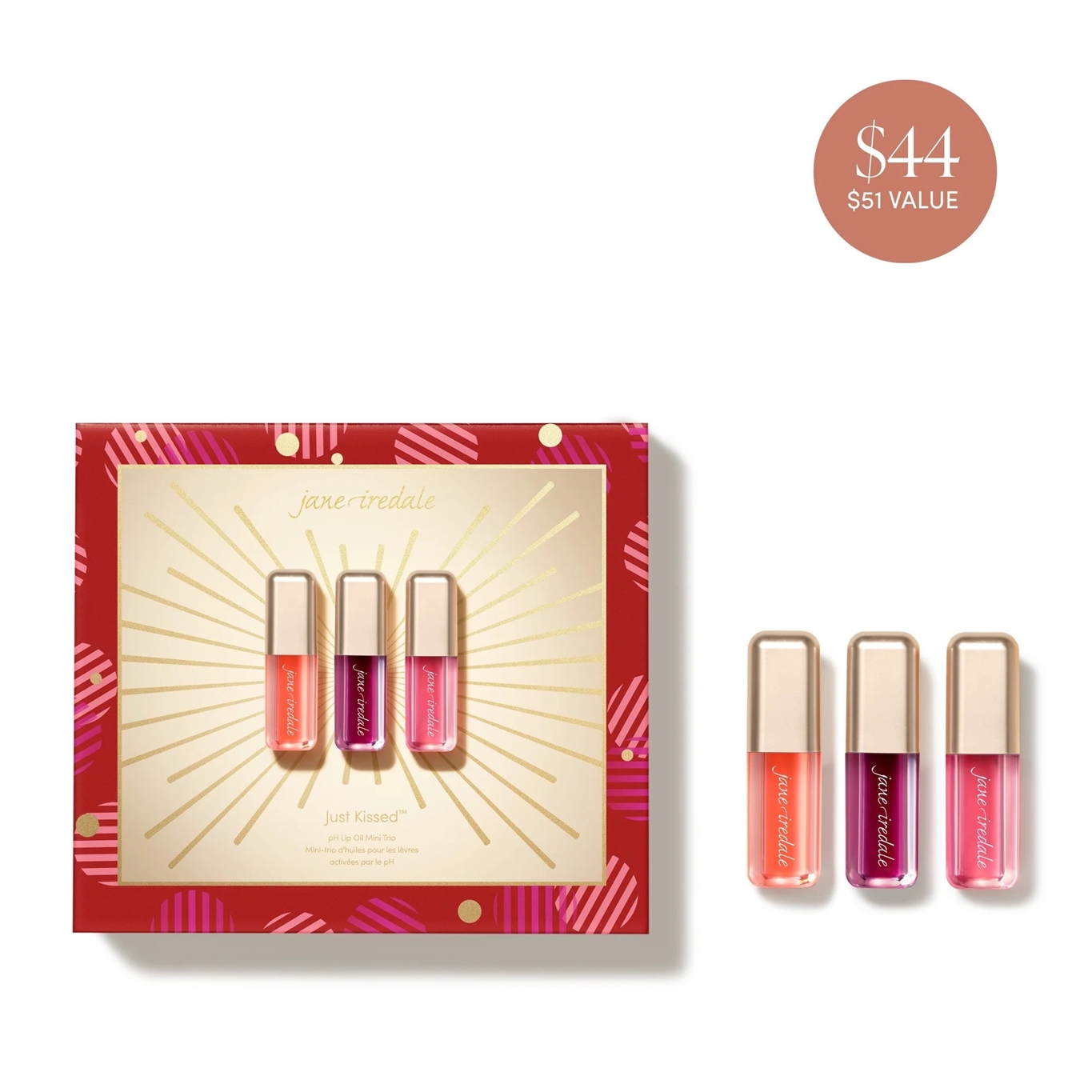 Just Kissed pH Lip Oil Mini Trio